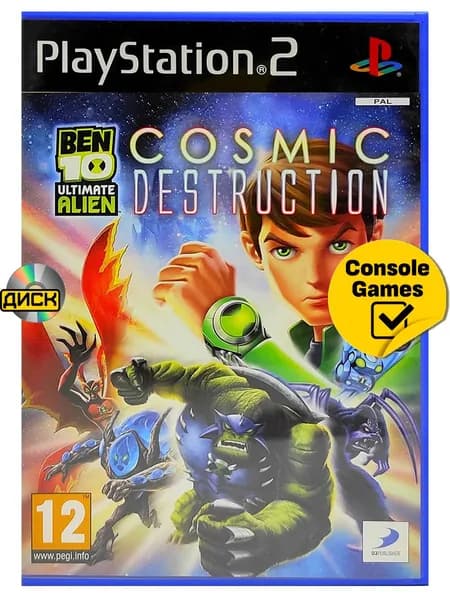 Игра Ben 10 Cosmic Destruction (PlayStation 2, Английская версия)