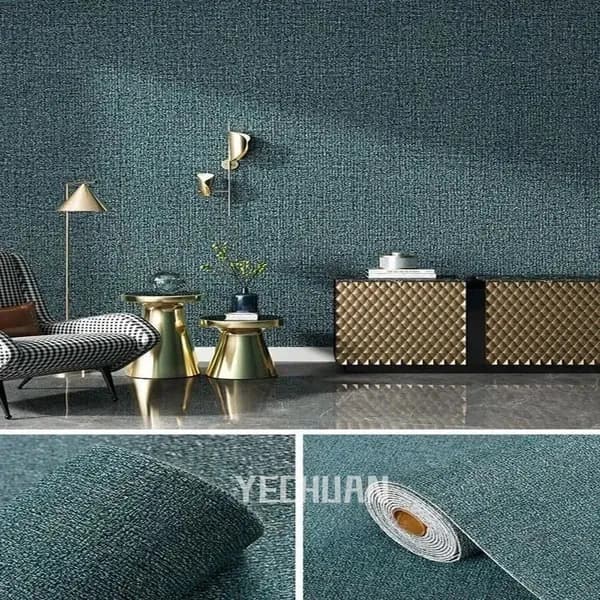Самоклеящаяся 3D пенная ПВХ плитка лен чистый цвет 50см x 2.8/5м утолщенная настенная наклейка для ремонта и украшения дома