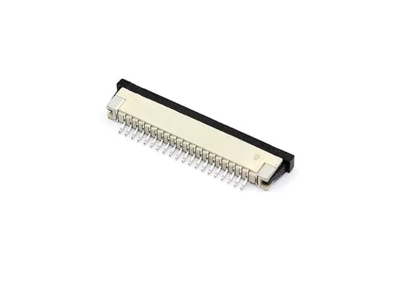 Разъем FPC Half Coverage Bottom Contact 1.0K-BX-20PWB 20 pin высота 2мм шаг 1мм