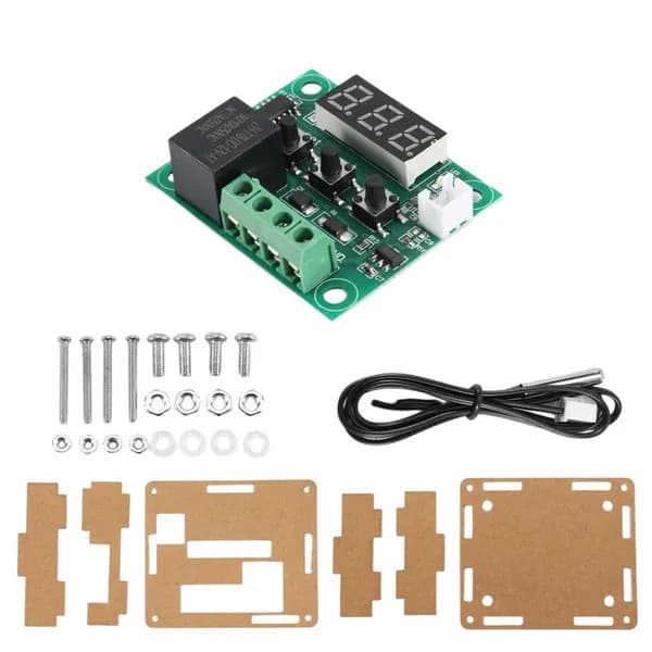 J6W1209 DC 12V Плата цифрового контроллера температуры -50-110 C Электронный переключатель модуля управления температурой (1 шт.)