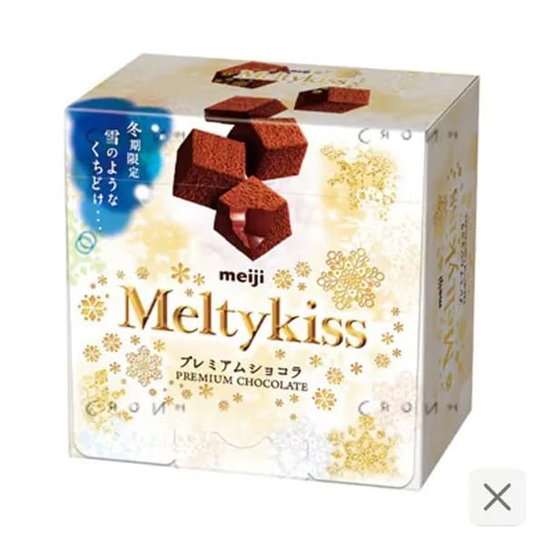 Японская версия шоколада Meiji Snow Kiss Milk Strawberry Matcha Heart, около 13 штук