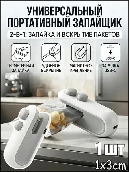 Универсальный запайщик пакетов с защитой от влаги и двойной функцией