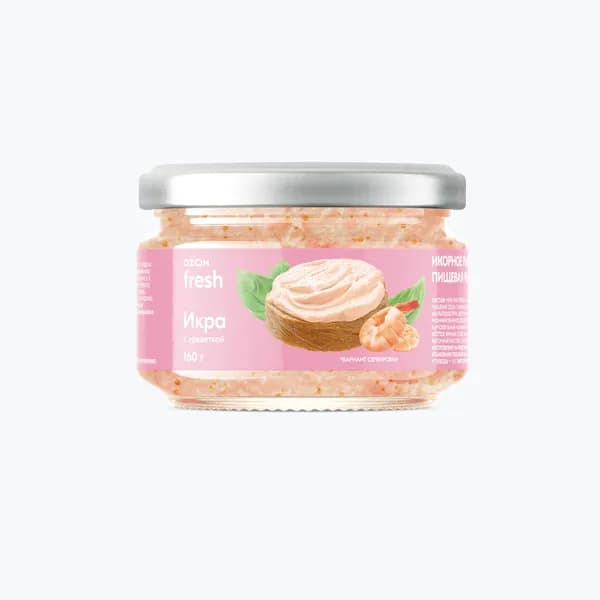 Икра деликатесная с креветкой 160 г, Ozon fresh