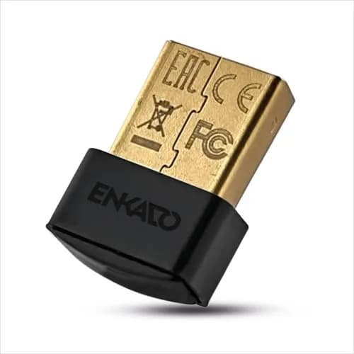 ENKADO EKD-UB100, Bluetooth V5.3, USB-адаптер, компактный и портативный дизайн.