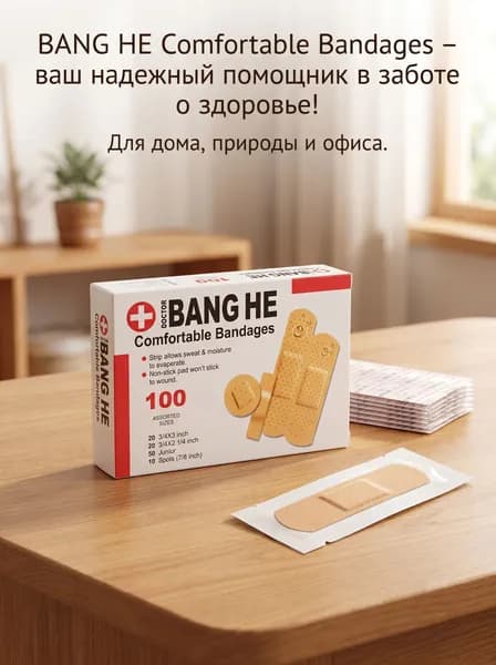 100 шт. Водонепроницаемый лейкопластырь