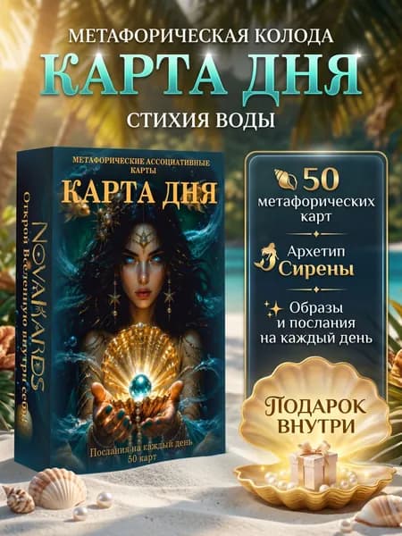 Метафорические ассоциативные карты КАРТА ДНЯ ВОДА