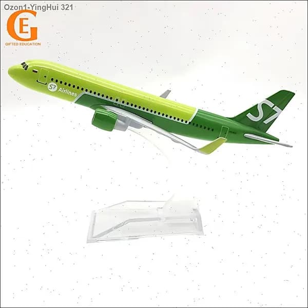 Металлическая Модель Самолета Аэробус 320, S7 Airlines А320
