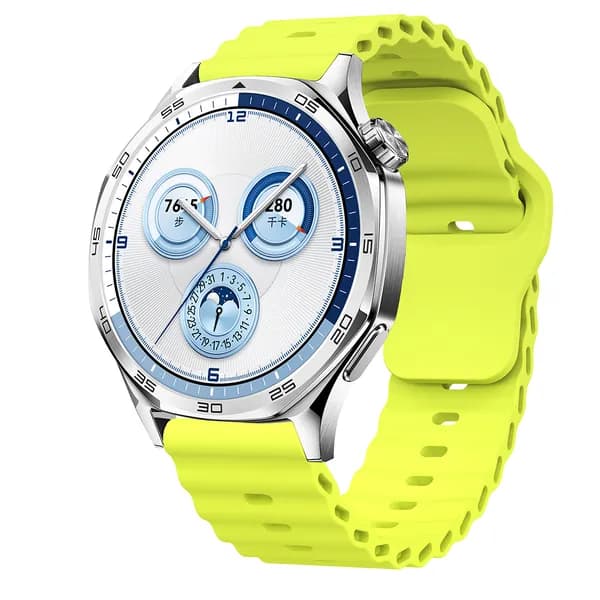 22 мм Силиконовый спортивный ремешок для Huawei Watch GT6/5/4/3Pro 46 мм, Мягкий и дышащий ремешок для Huawei GT6 GT5 GT4 GT3 46 мм, волнистый узор