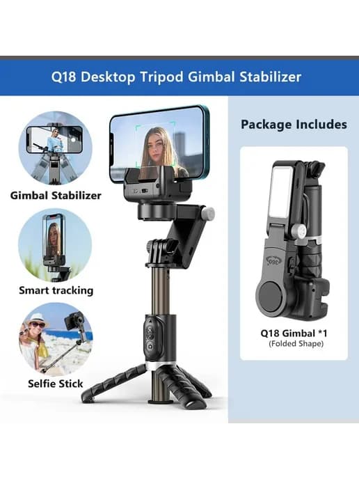 Ручной стабилизатор 360° для смартфона Q18 Gimbal