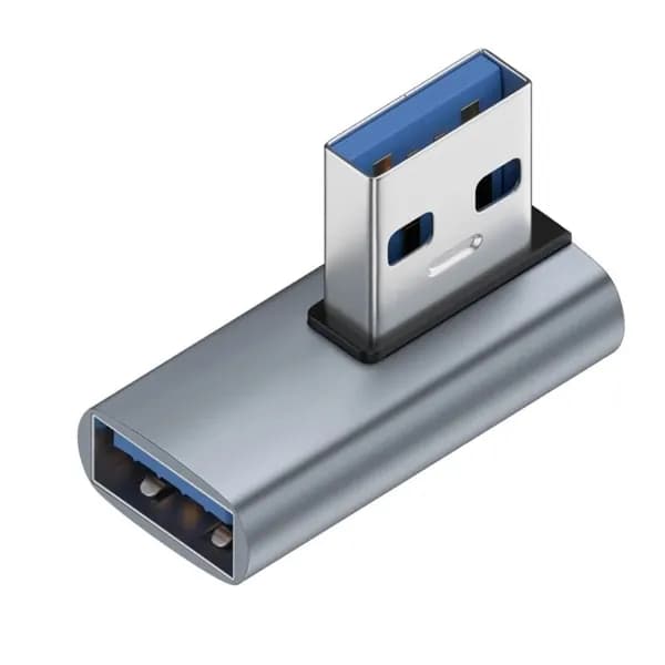 Переходник с USB 3,0 Папа-мама на 90 градусов под прямым углом