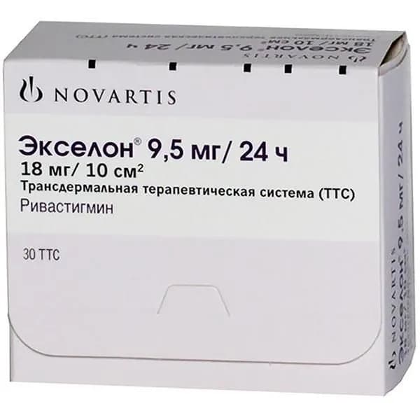 Экселон пластырь трансдермальный 9,5мг/24ч 30шт