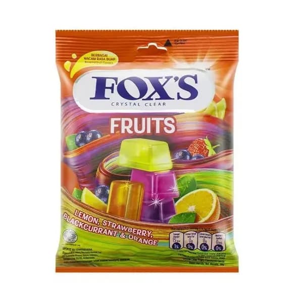 foxs Фруктовые жевательные конфеты 90g