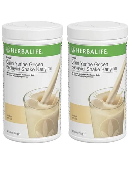 Herbalife Протеиновый коктейль Формула 1 со вкусом ванильного крема,2шт Выгодный набор