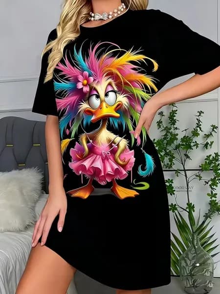 Платье для пляжа Животные Платье