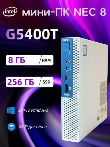NEC Мини-ПК (Intel Pentium G5400T, RAM 8 ГБ, SSD 256 ГБ, Intel UHD Graphics 610, )