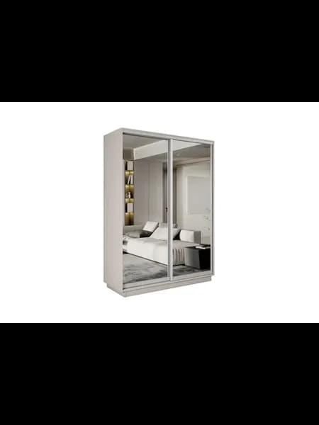 Шкаф-купе Экспресс 3 140х240х60 с зеркалами (Кашемир)