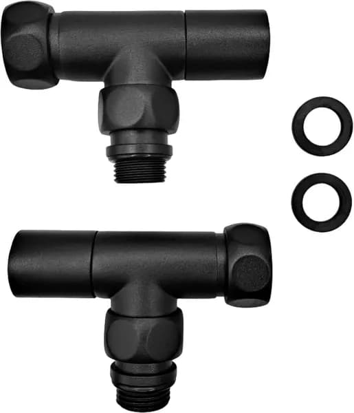Монтажный набор Indigo ZZ-4701/ZZ-4703/8202BR 3/4"х1/2", черный муар