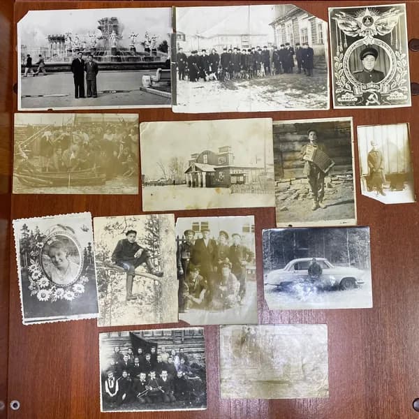 Бумага - Набор фотографий 13шт редкие СССР