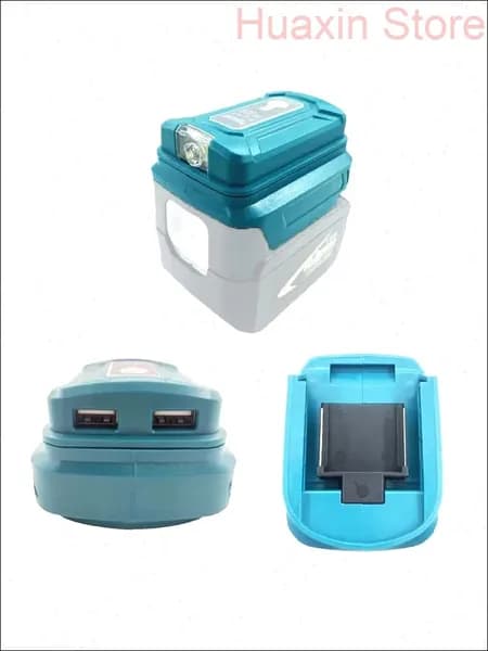 Совместим с Makita 18V BL1840 BL1850 с двойным USB-адаптером для быстрой зарядки литий-ионного аккумулятора