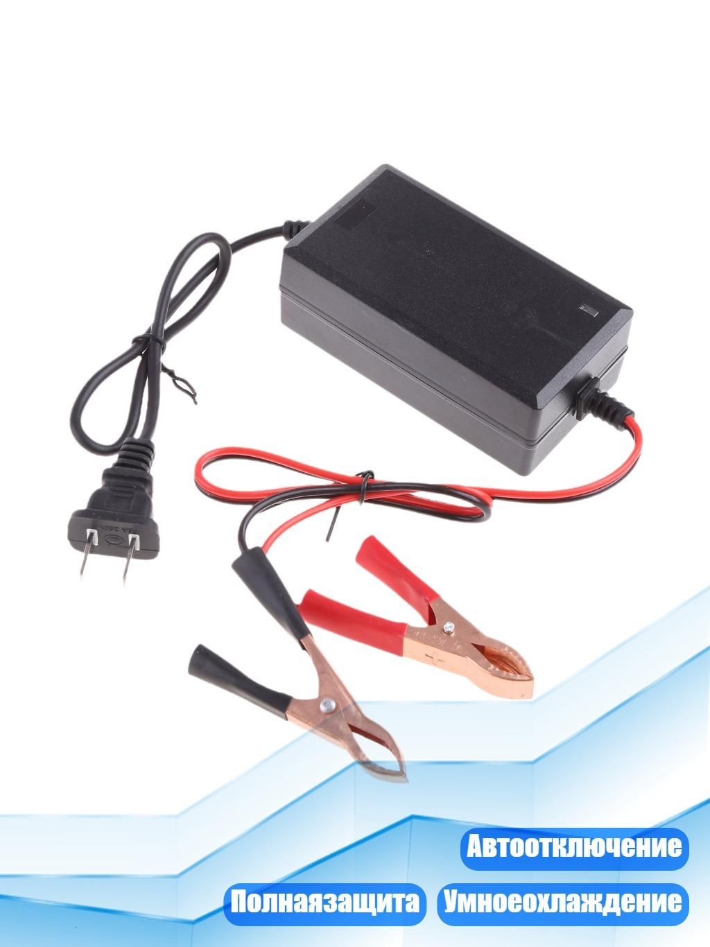 12V портативное зарядное устройство для авто, лодок и мотоциклов, 12V2A