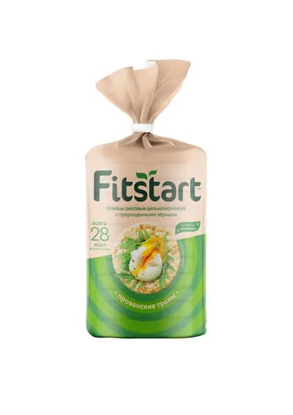 Хлебцы Fitstart Прованские травы рисовые, 90 г
