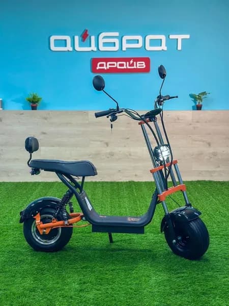 Электроскутер Kirin Kugoo C2 (48V/15Ah/1200W), двухместный с большими колесами, 2025 года