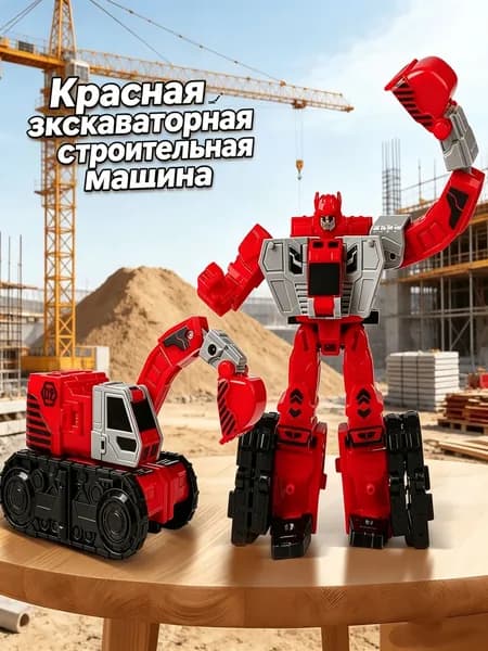 Робот-трансформер строительная техника