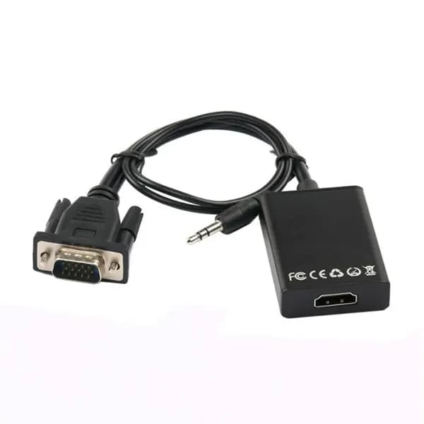 Переходник HDMI - VGA с аудио выходом / Адаптер VGA to HDMI + Audio