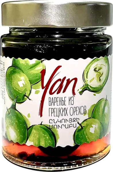 Варенье из грецких орехов Yan, 300 г