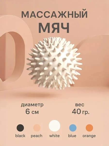 Массажный мяч для МФР, мяч для массажа ног, спины, рук, шеи