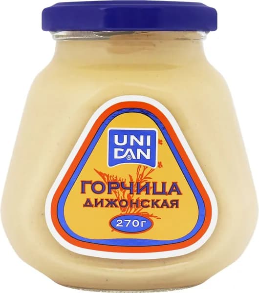 Горчица UNI DAN Дижонская ст/б (Россия) 270г