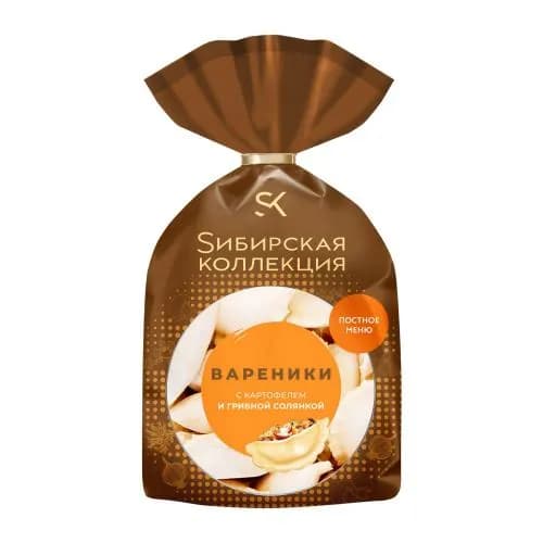 Вареники Sибирская Коллекция Картофель и грибная солянка 700г
