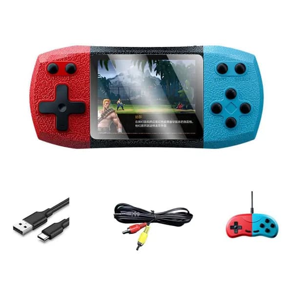 Retro Handheld Game Console, Портативный цветной экран, для путешествий и активного отдыха Серый XB 6 Вт