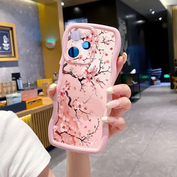 Чехол на Realme C61/Realme C63/Realme Note 60/NARZO N63 Старинный цветочный ретро Корпус телефона с волновой рамкой защищен от сбрасывания