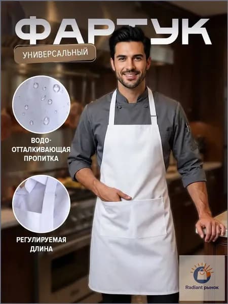 Фартук рабочий кухонный мужской