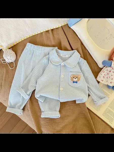 Детские пижамы SKABENLAM клетчатые
