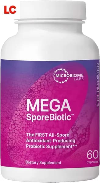 Microbiome Labs, MegaSporeBiotic, пробиотики, для поддержки пищеварительной системы, 60 капсул1