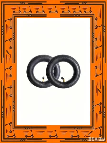 8-дюймовая шина 200x50 для скутера, резина, черн., 90г, 200x50 (8x2"), 90/45 град. носик