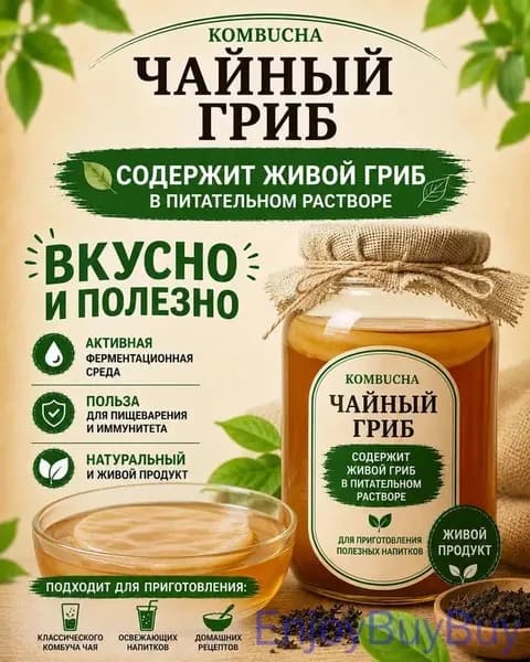 Чайный гриб/ Комбуча