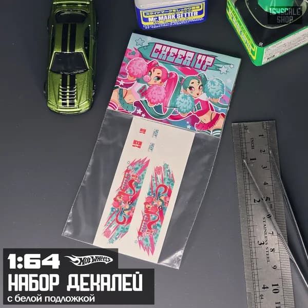 Набор декалей для HotWheels " Cheer up " No.18