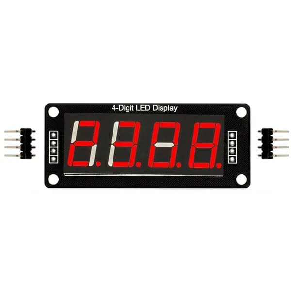 TM1637 четырёхразрядный 0,56-дюймовый семисегментный LED-дисплей красного цвета