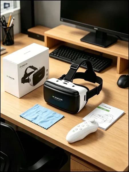 Виртуальные VR - очки сверхреального уровня / с игровой ручкой