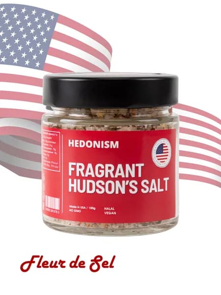 Соль Hedone Гедон, сладко-острая, Fleur de sel, Гедонизм HEDONISM, стеклянная упаковка