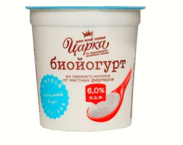 Биойогурт Царка 6%, 400г