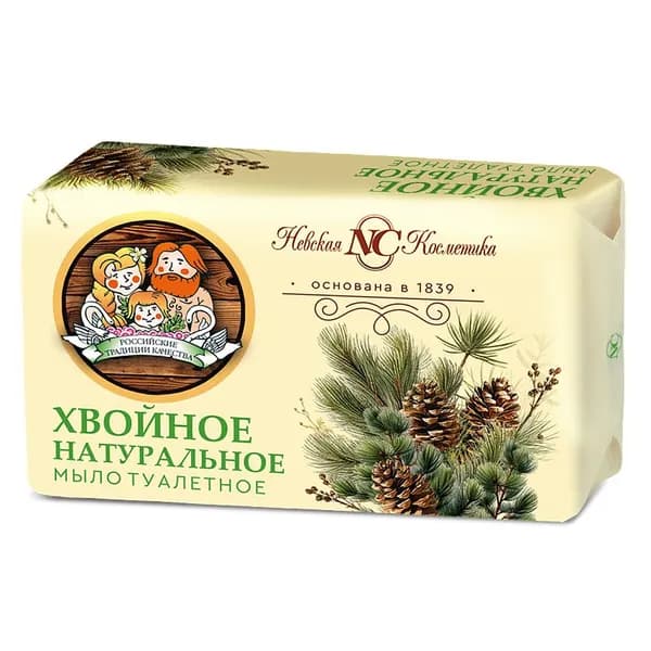 Невская косметика Мыло туалетное Хвойное, 180 г, 1 шт.