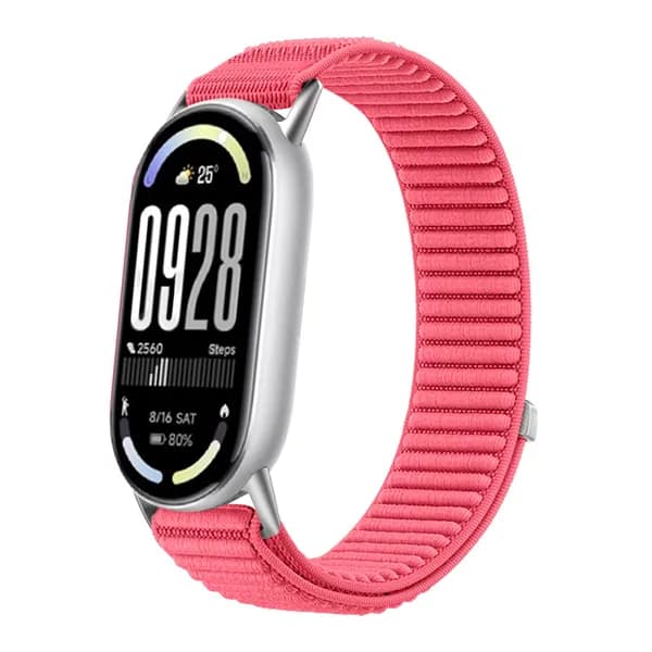 Дышащий нейлоновый ремешок для Xiaomi MiBand 10/9, Мужской женский спортивный ремешок для Xiaomi Band 8