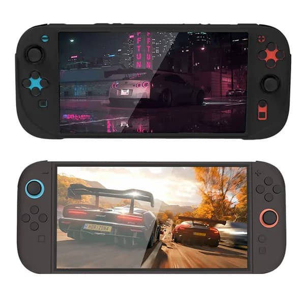 Силиконовый чехол для Nintendo Switch 2 чёрный, полная защита от царапин и падений