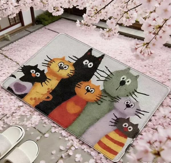 Коврик набор для ванной и туалета 40x60 см