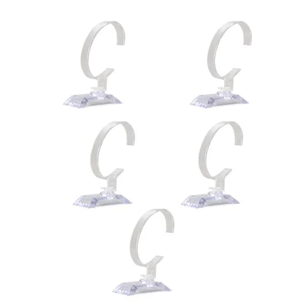 Набор из 5 прозрачных акриловых стендов для выставки и хранения часов