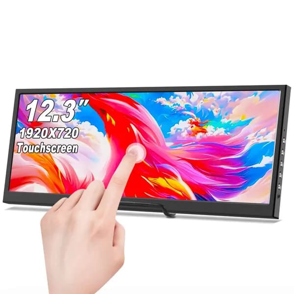 12.3" Монитор, 1920x1080 Full HD, 60 Гц, черный